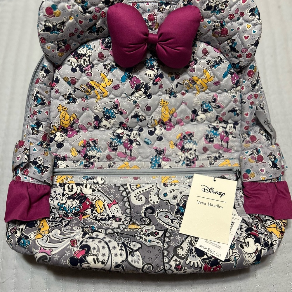 Vera Bradley Disney Large Backpack - Mickey/Minnie & Friends